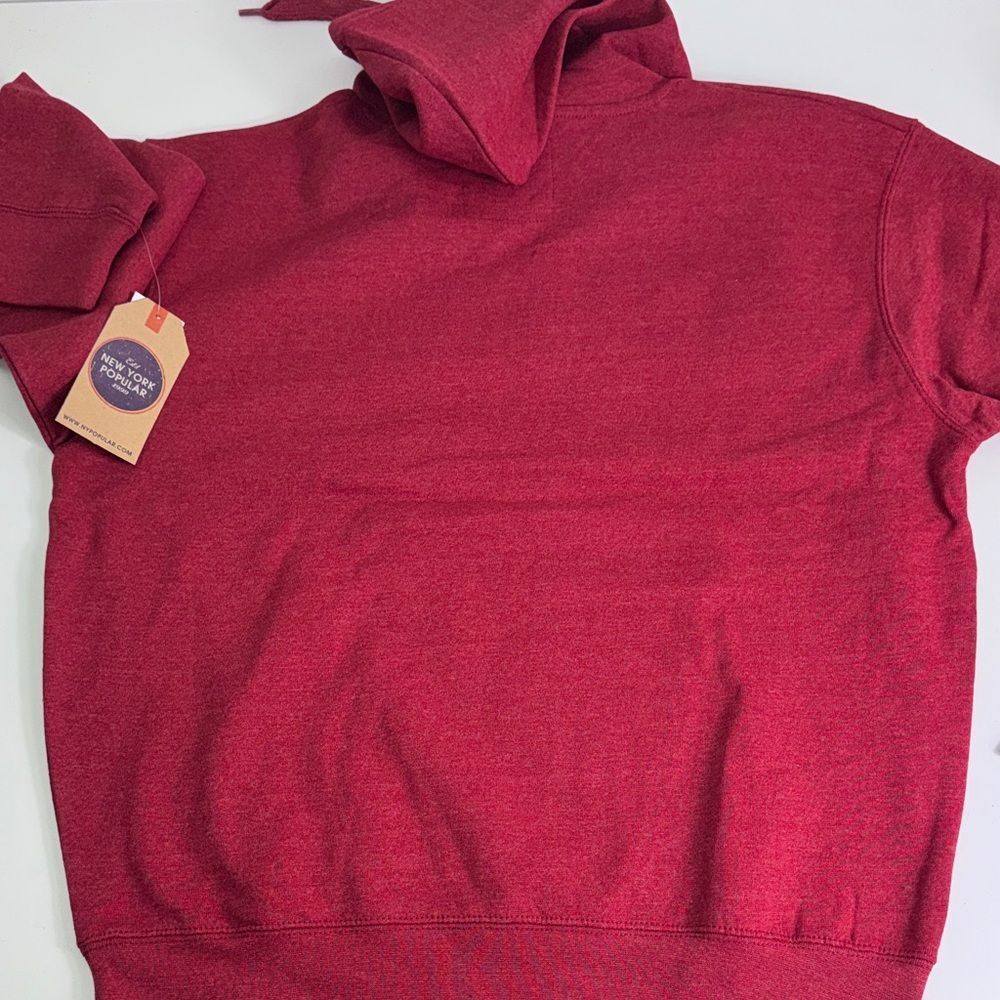 UNISEX New York Graphic Red Pullover Hoodie Sz Large NWT - Picture 6 of 7